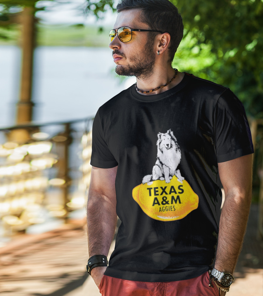 Texas A And M Aggies Husky Lemon T-Shirt