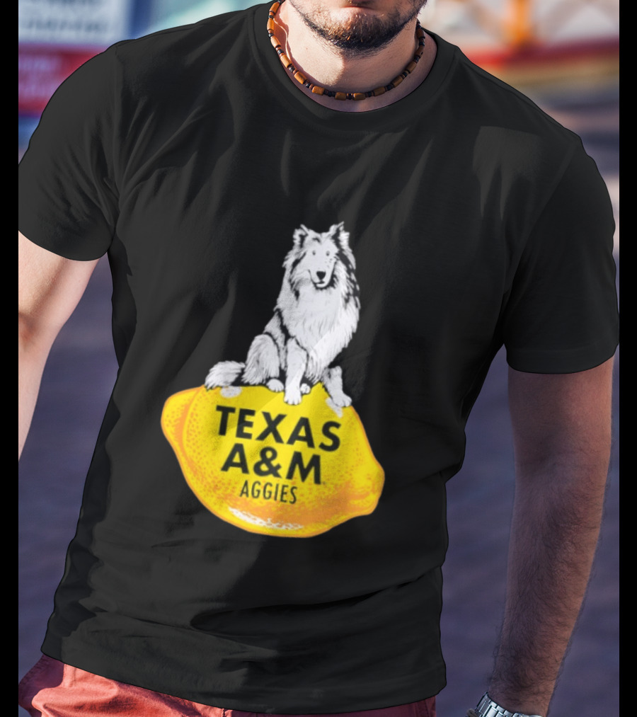 Texas A And M Aggies Husky Lemon T-Shirt
