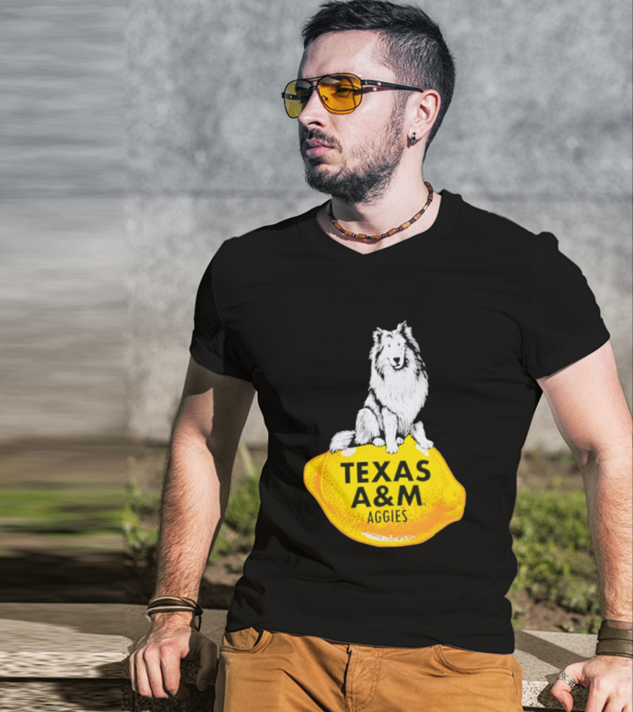 Texas A And M Aggies Husky Lemon T-Shirt