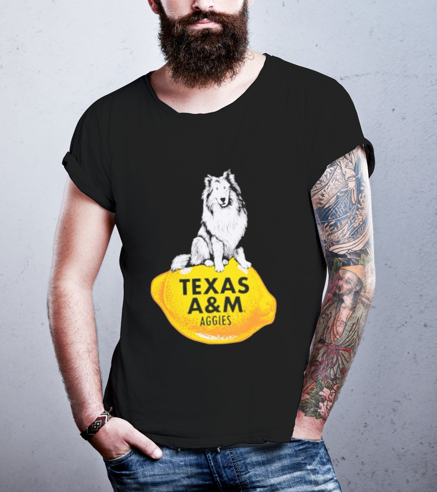 Texas A And M Aggies Husky Lemon T-Shirt