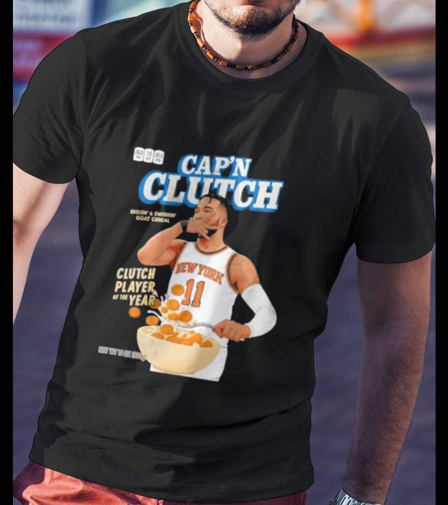 Cap'n Clutch New York Eleven Clutch Player Of The Year T-Shirt