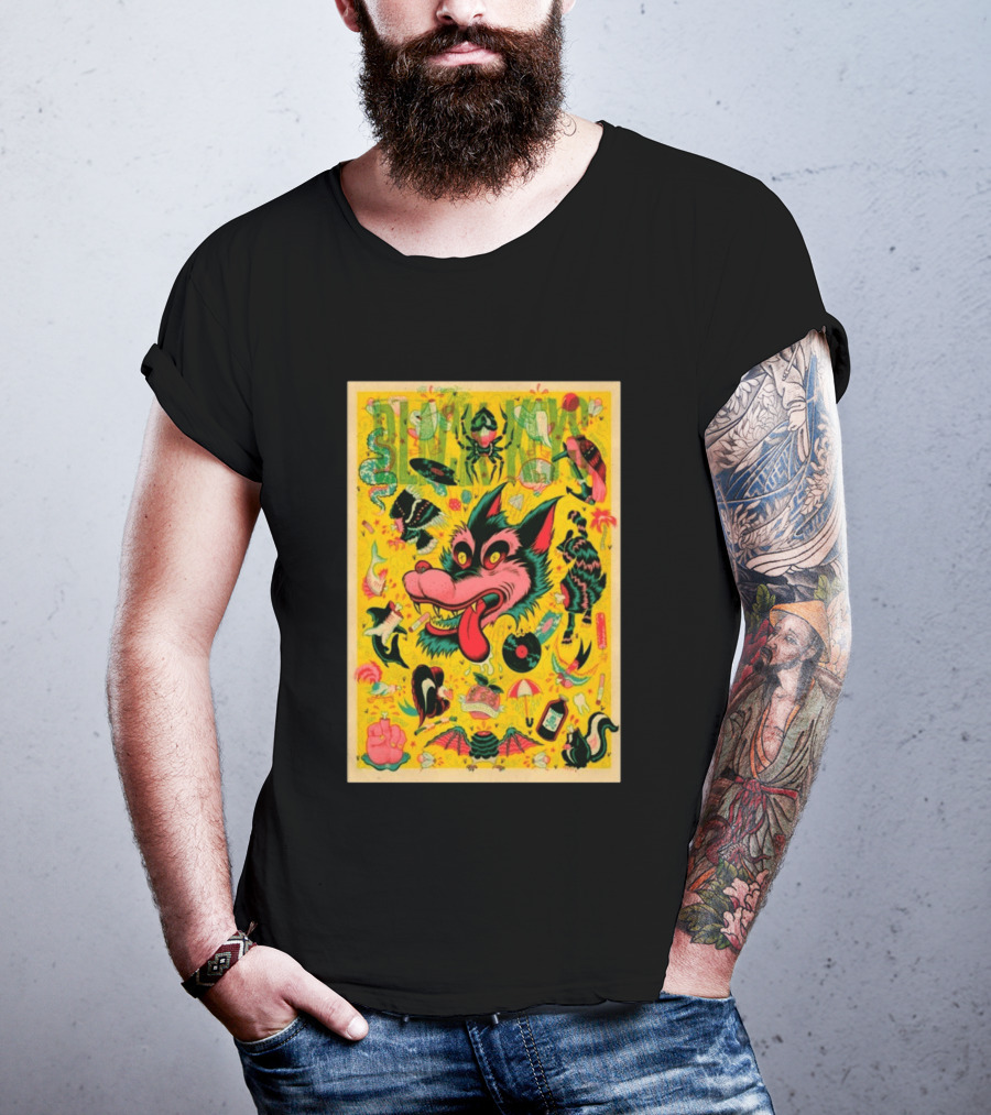The Black Keys Carnation WA May 29 30 2026 Wolf Spider Vinyl Record T-Shirt