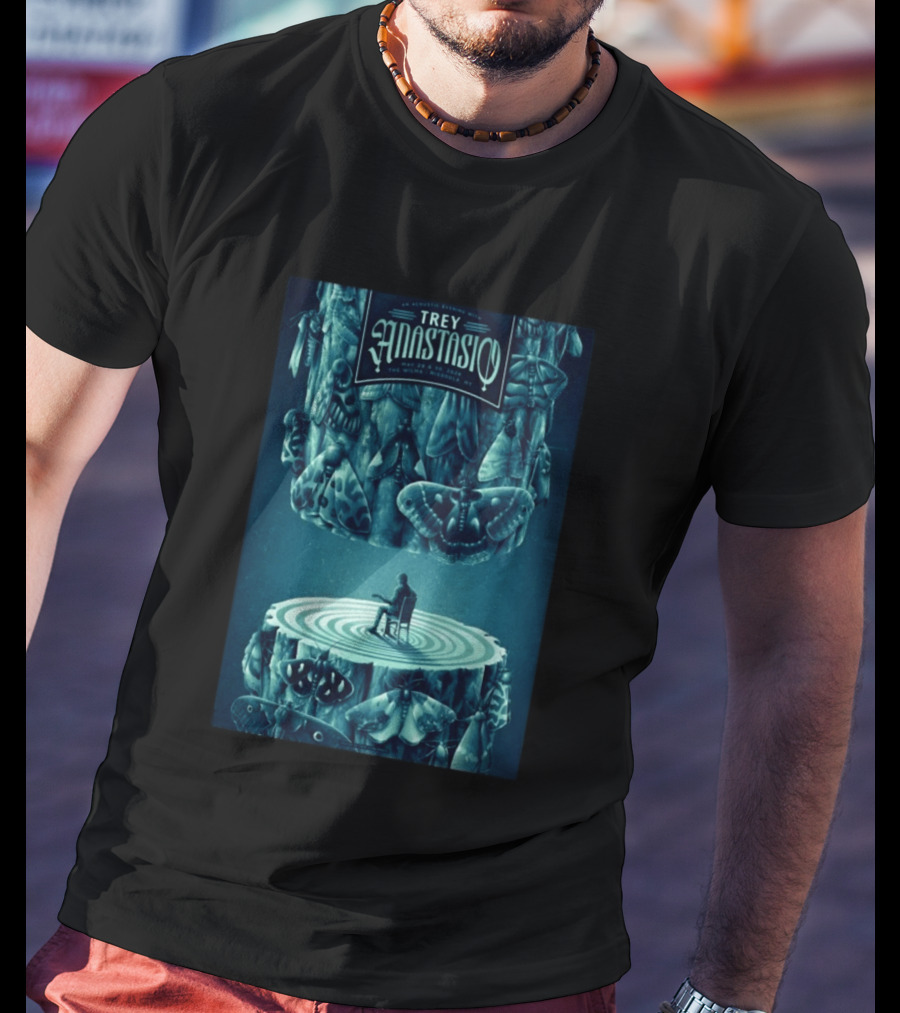 Trey Anastasio Acoustic Evening May 29 30 2022 Missoula MT Tour With Moths And Guitarist T-Shirt