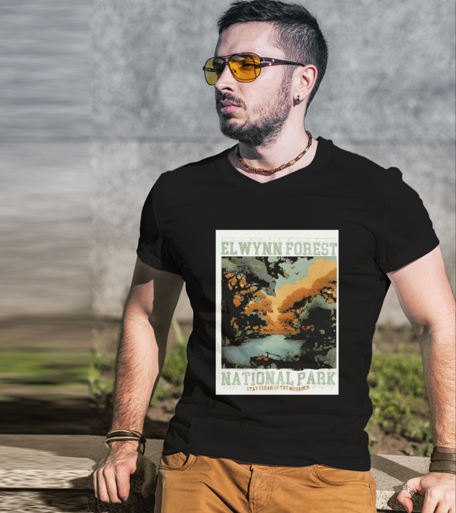 Elwynn Forest National Park Stay Clear Of The Murlocs T-Shirt
