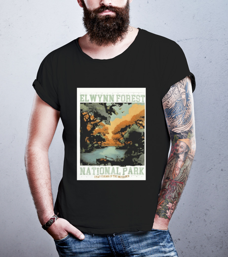 Elwynn Forest National Park Stay Clear Of The Murlocs T-Shirt