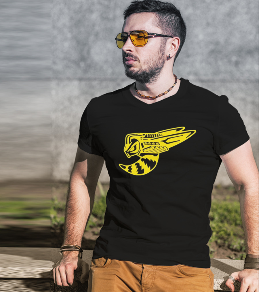 Supercharged Hornet Racing Style Yellow Black Hornet T-Shirt