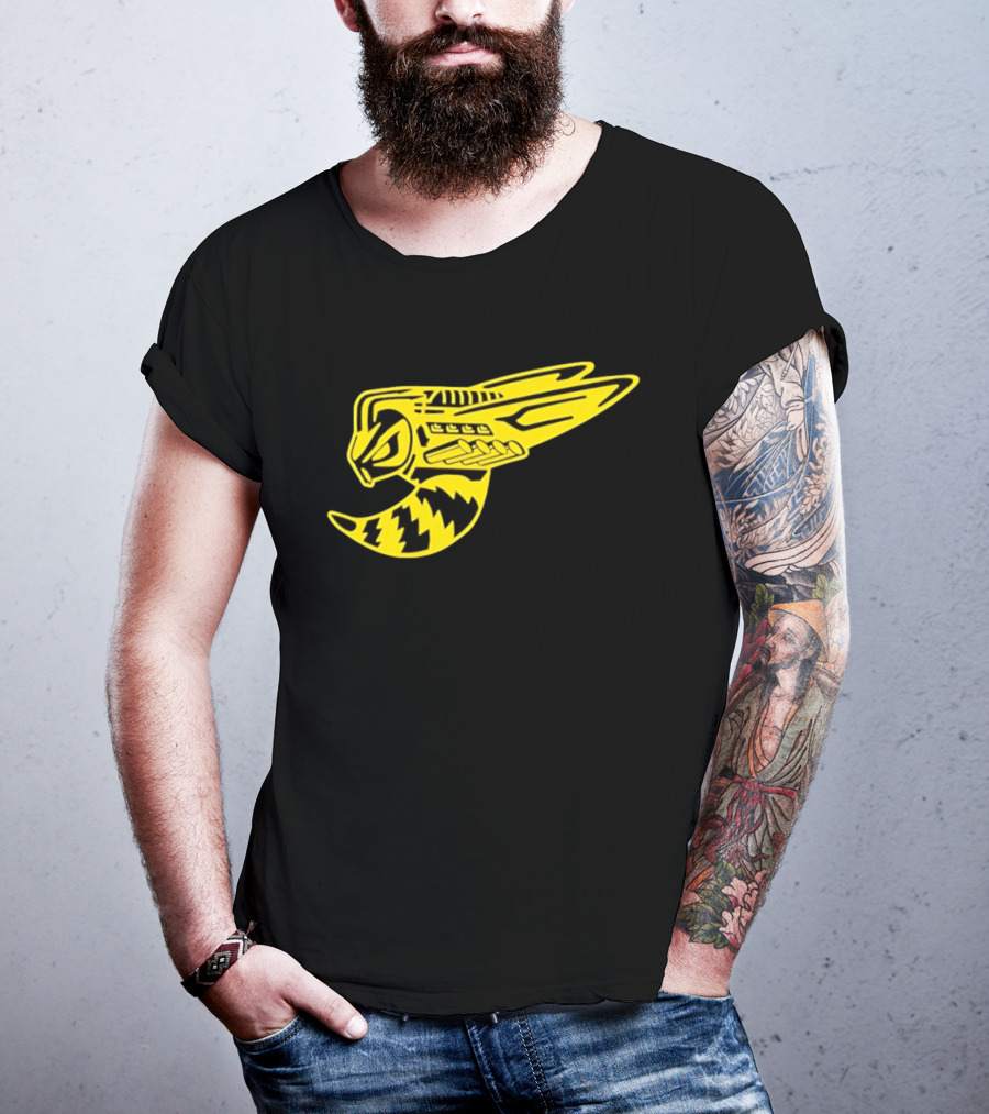 Supercharged Hornet Racing Style Yellow Black Hornet T-Shirt