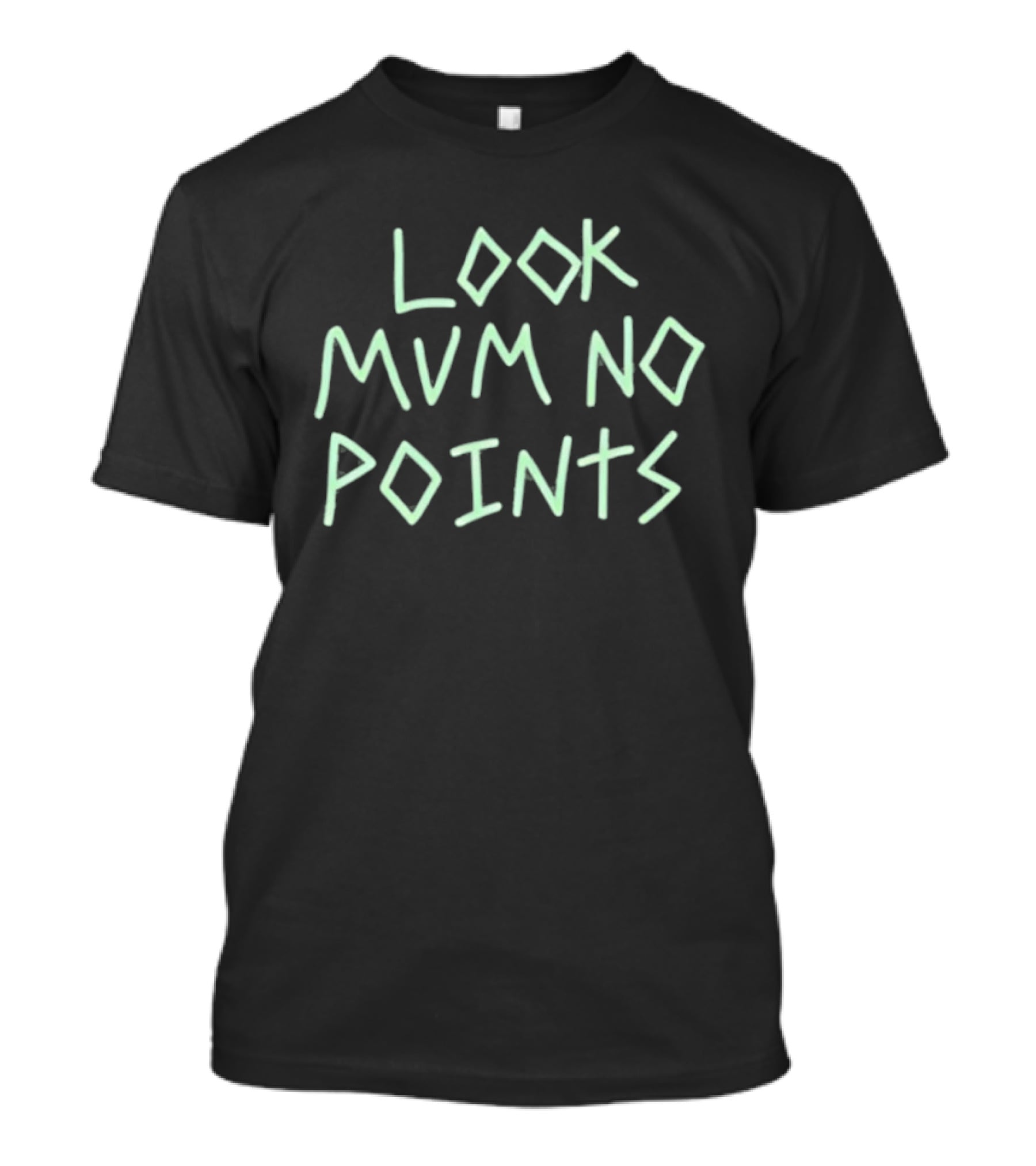 Look Mvm No Points Handwritten T-Shirt