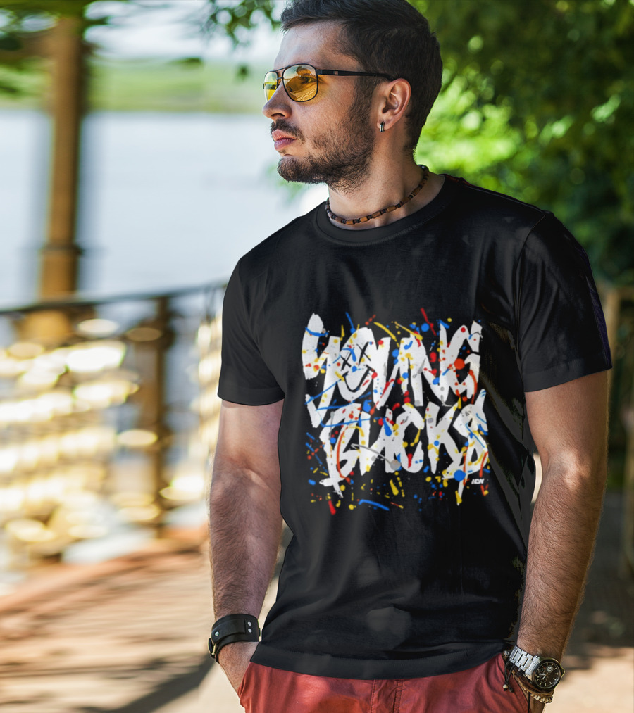 Young Bucks Colorful Splatter Street T-Shirt