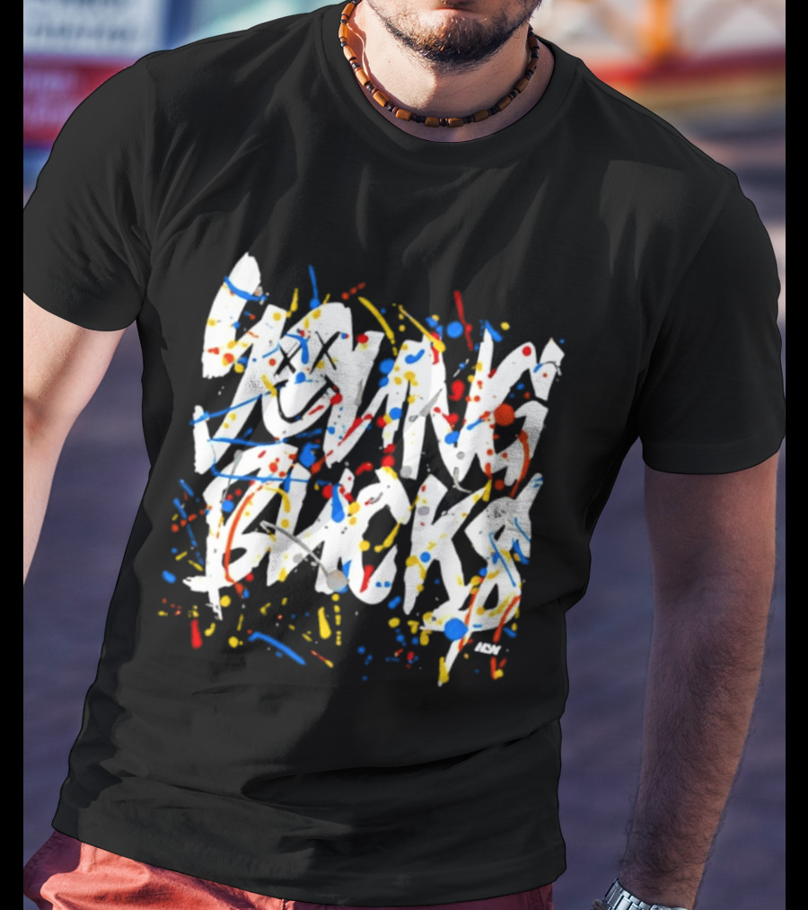 Young Bucks Colorful Splatter Street T-Shirt