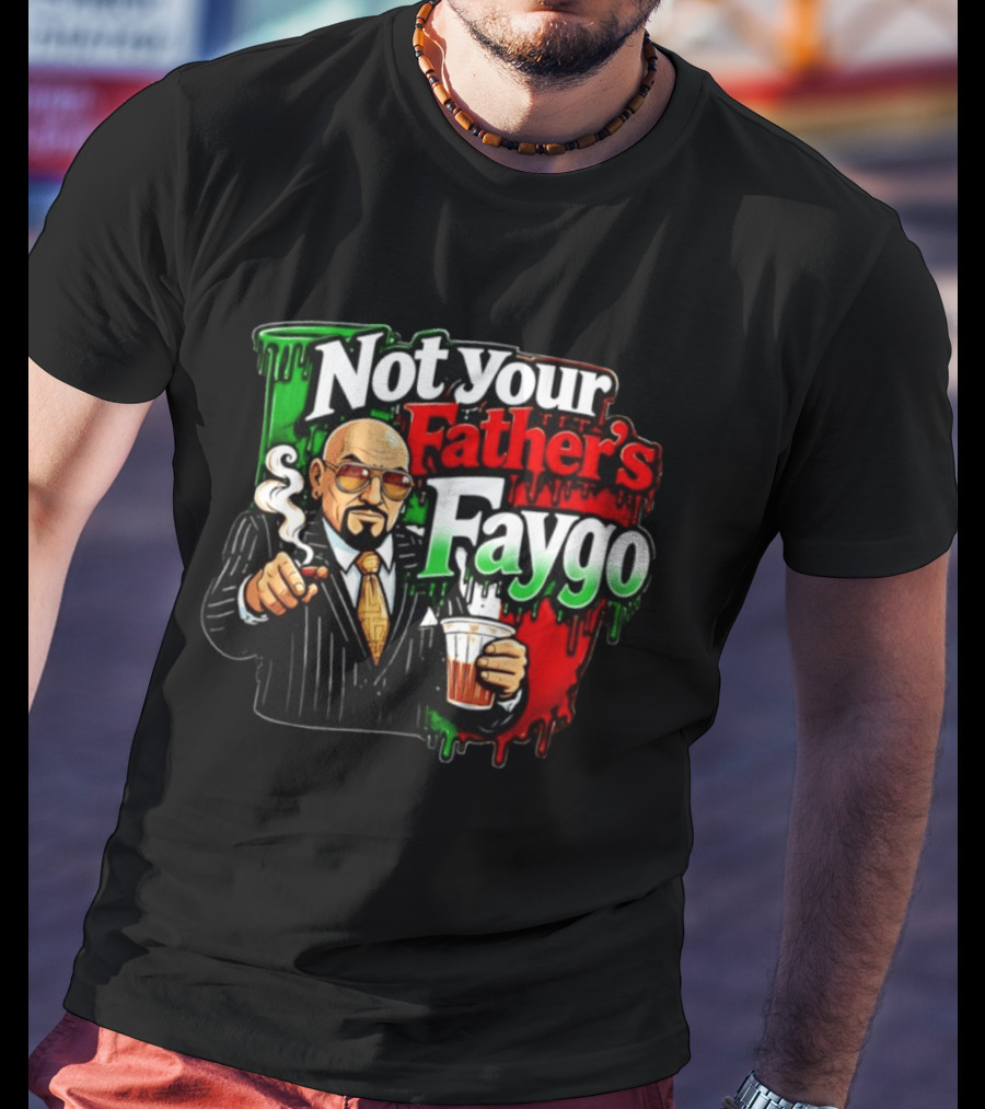 Not Your Father's Faygo Gangster Italian Flag Dripping T-Shirt