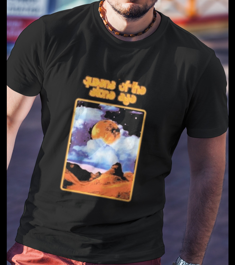 Queens Of The Stone Age Cosmic Moon Scene T-Shirt