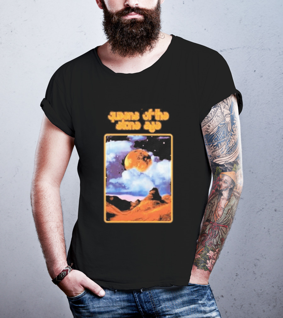 Queens Of The Stone Age Cosmic Moon Scene T-Shirt