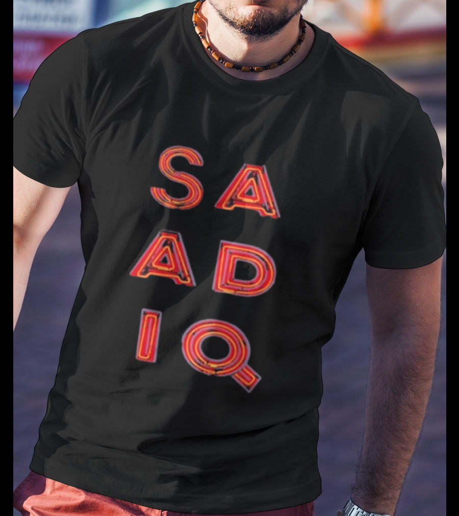 Raphael Saadiq Neon Stacked Letters T-Shirt