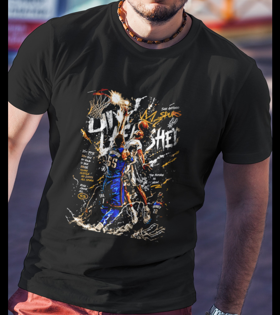 San Antonio Spurs Vs OKC Thunder The Future Is Now Basketball Matchup Live Let Em Know T-Shirt