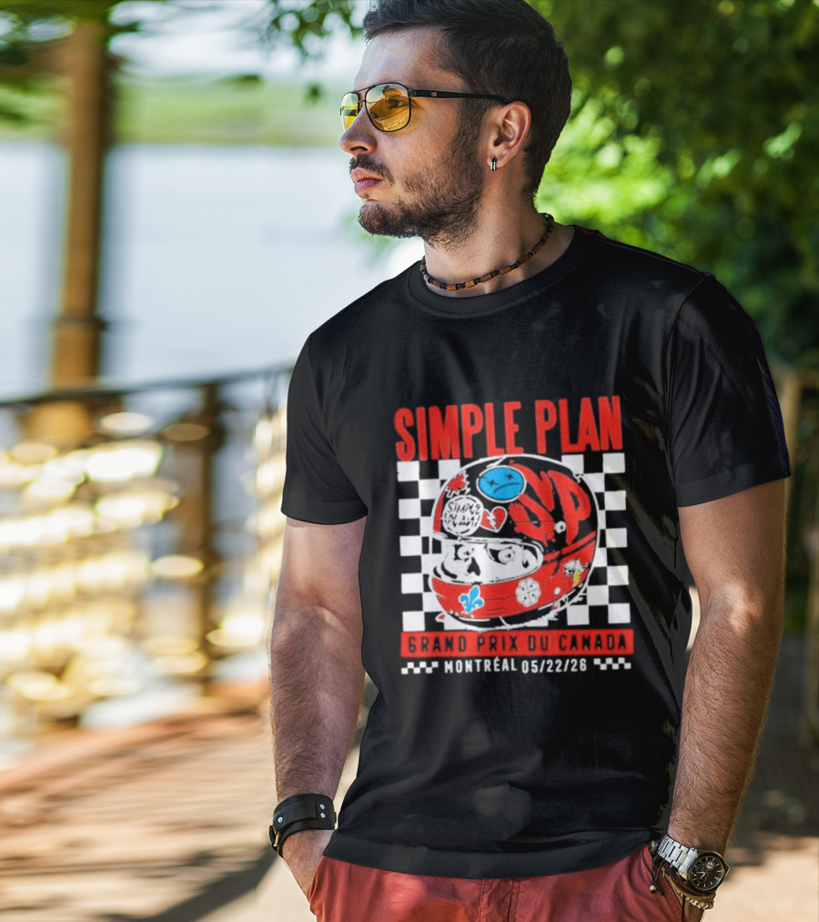 Simple Plan Grand Prix Du Canada Montreal 05/22/26 T-Shirt