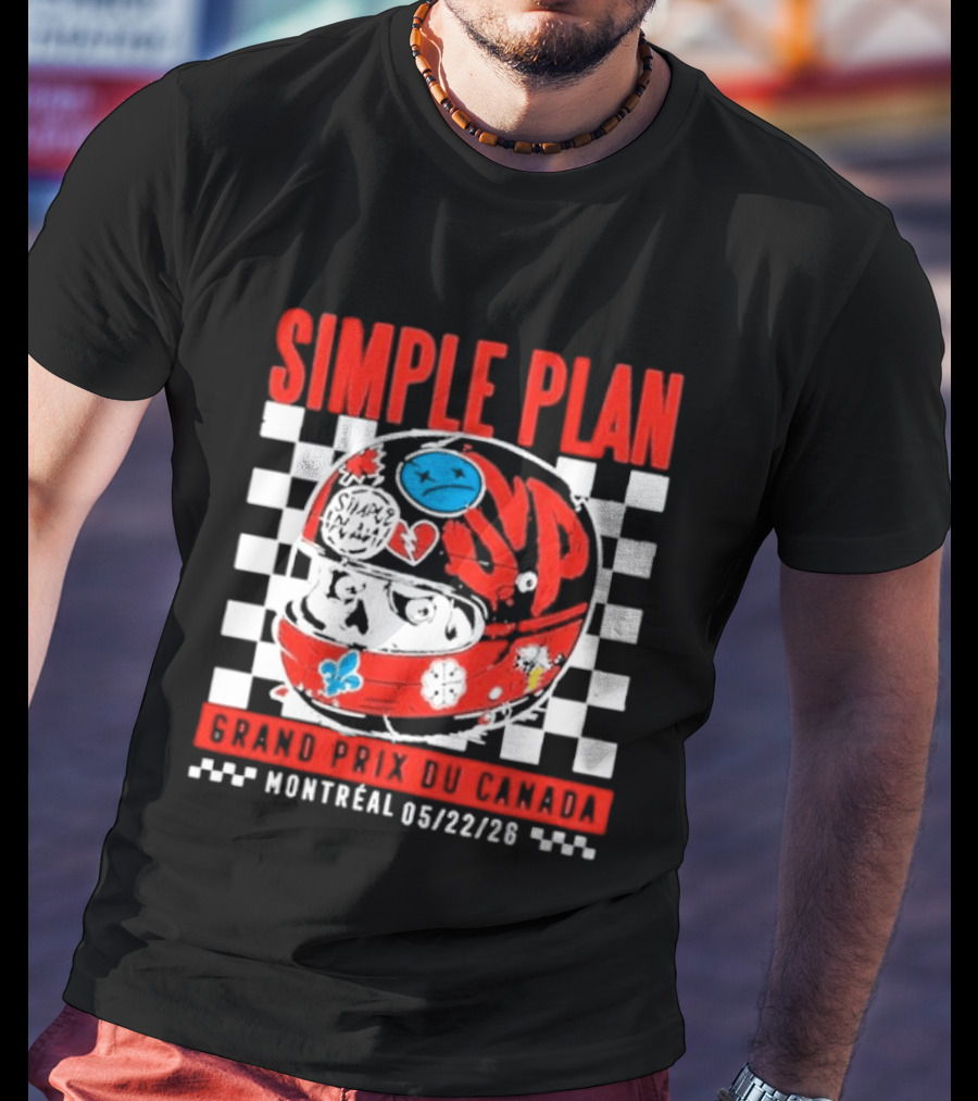 Simple Plan Grand Prix Du Canada Montreal 05/22/26 T-Shirt