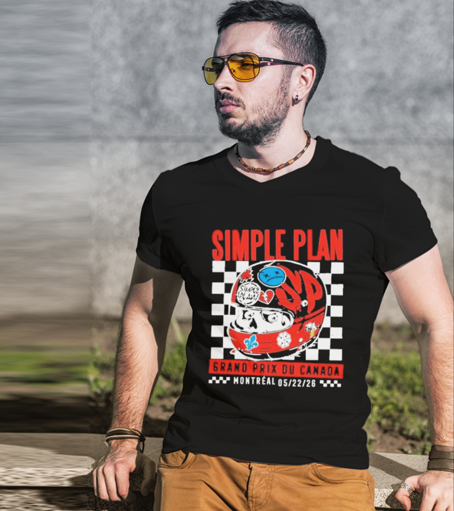 Simple Plan Grand Prix Du Canada Montreal 05/22/26 T-Shirt