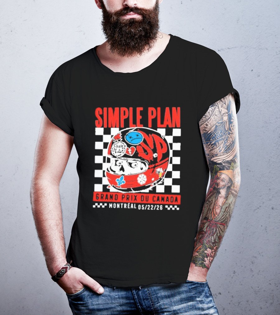 Simple Plan Grand Prix Du Canada Montreal 05/22/26 T-Shirt