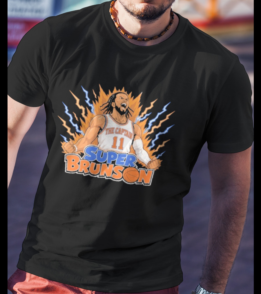 The Captain Super Brunson New York Knicks Jalen Brunson 11 T-Shirt