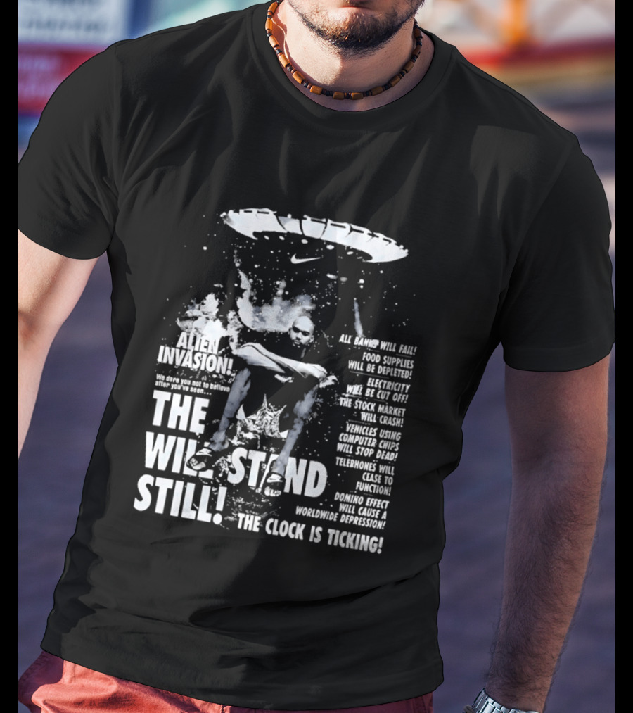 Victor Wembanyama San Antonio Spurs Alien Invasion The Will Stand Still The Is Ticking T-Shirt