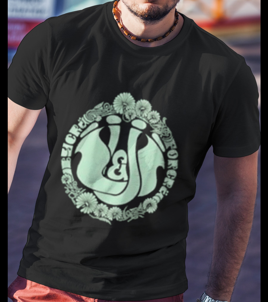 Massenomics Unpaid And Underrated Flowered Circular T-Shirt