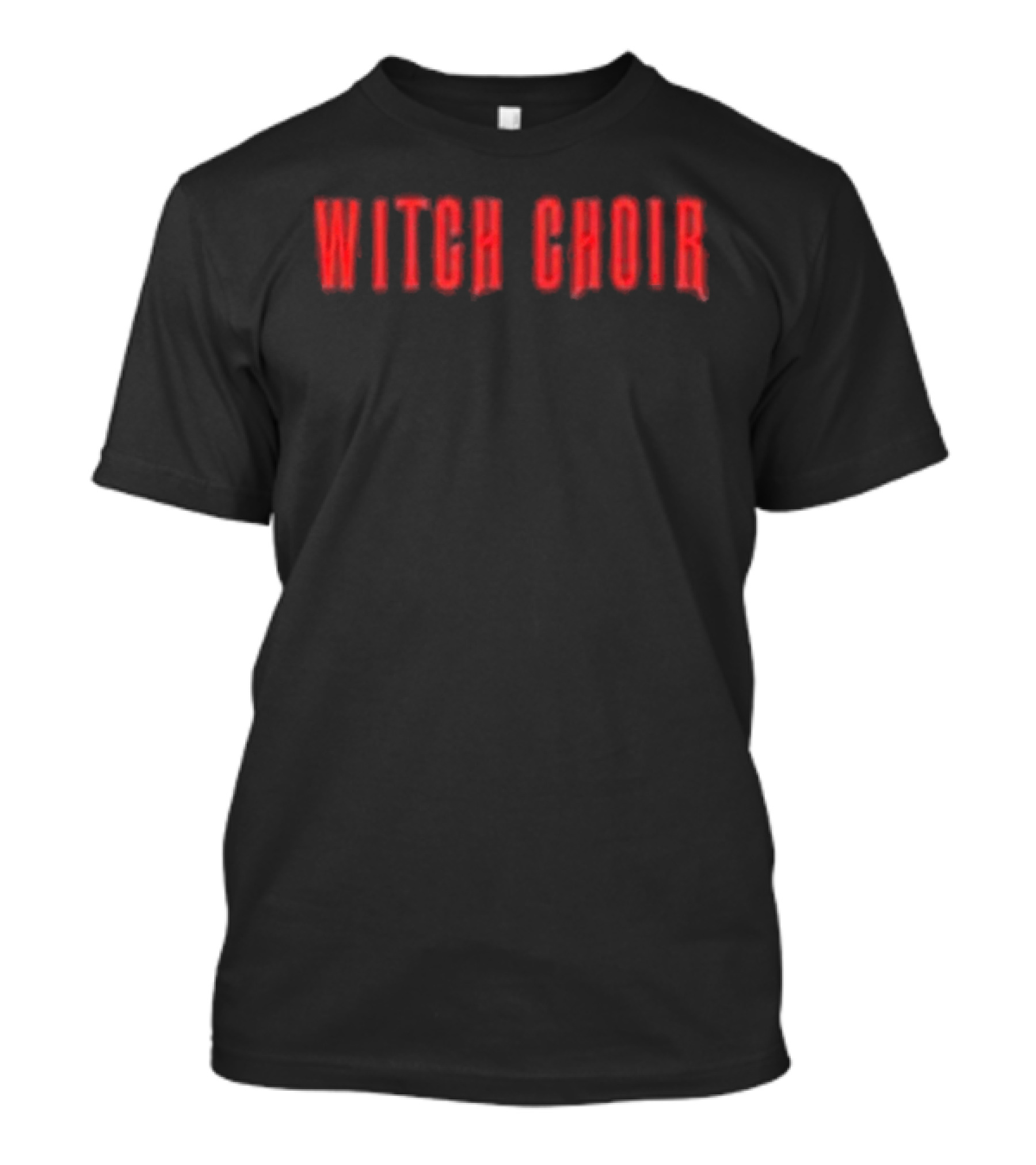 Witch Choir Red Text Halloween Horror T-Shirt