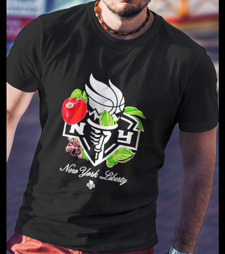 New York Liberty Floral Fruit Capsule Collection T-Shirt