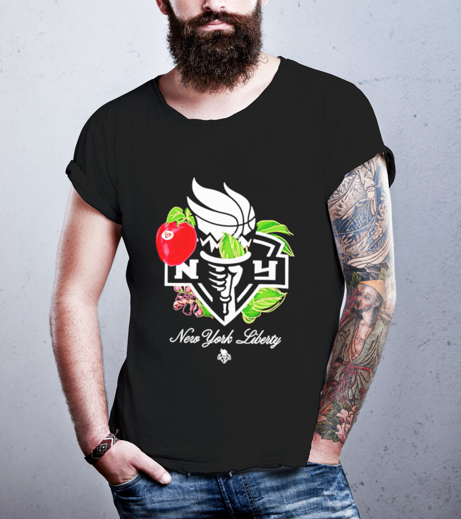 New York Liberty Floral Fruit Capsule Collection T-Shirt