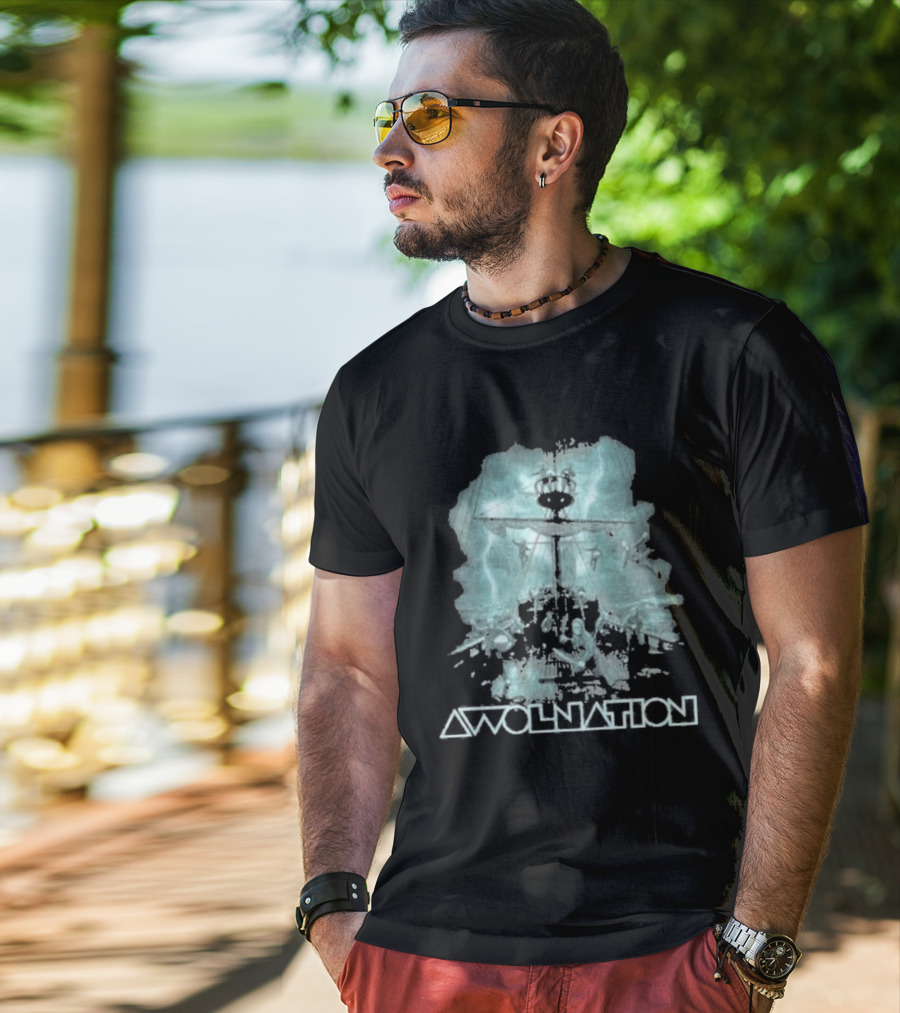 Awolnation Shiprocked Ocean Adventure Skull T-Shirt