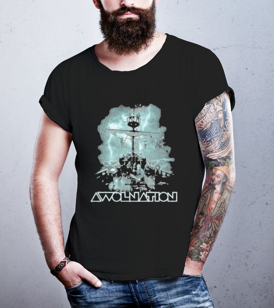 Awolnation Shiprocked Ocean Adventure Skull T-Shirt