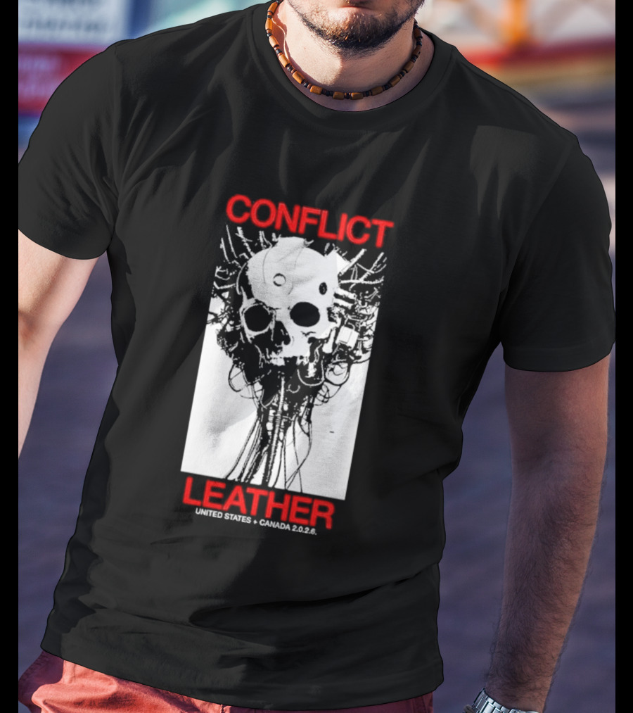 Conflict Leather Exclusive Leatherhead Carnivore Black 2.0.2.6. T-Shirt