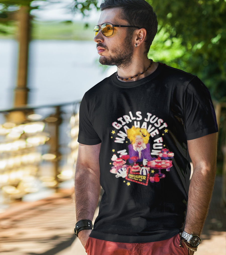 Cyndi Lauper Girls Just Wanna Have Fun Sweets Cupcake Party T-Shirt