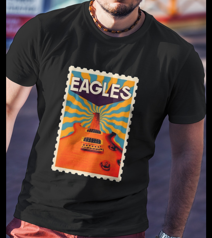 Eagles May 2026 Tour US Psychedelic Guitar Visual T-Shirt