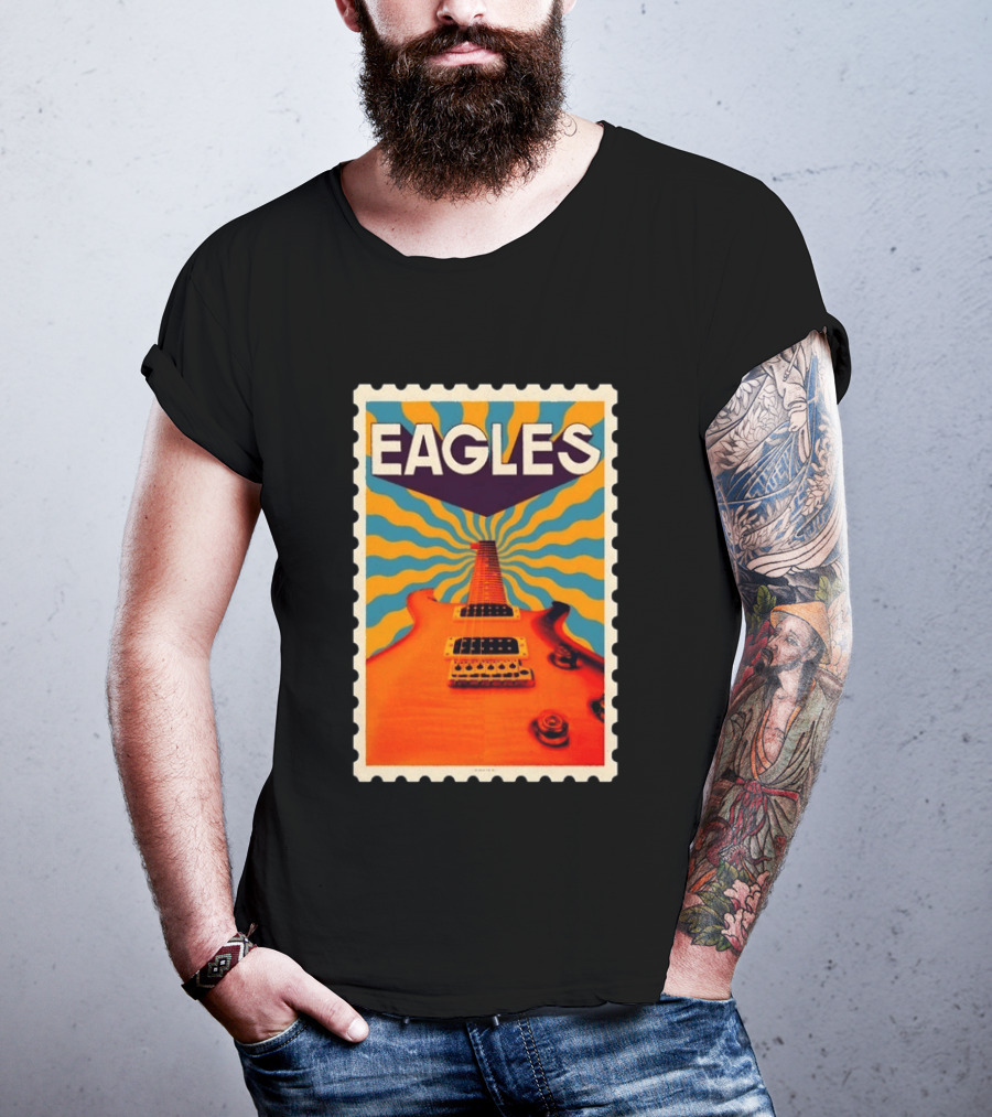 Eagles May 2026 Tour US Psychedelic Guitar Visual T-Shirt