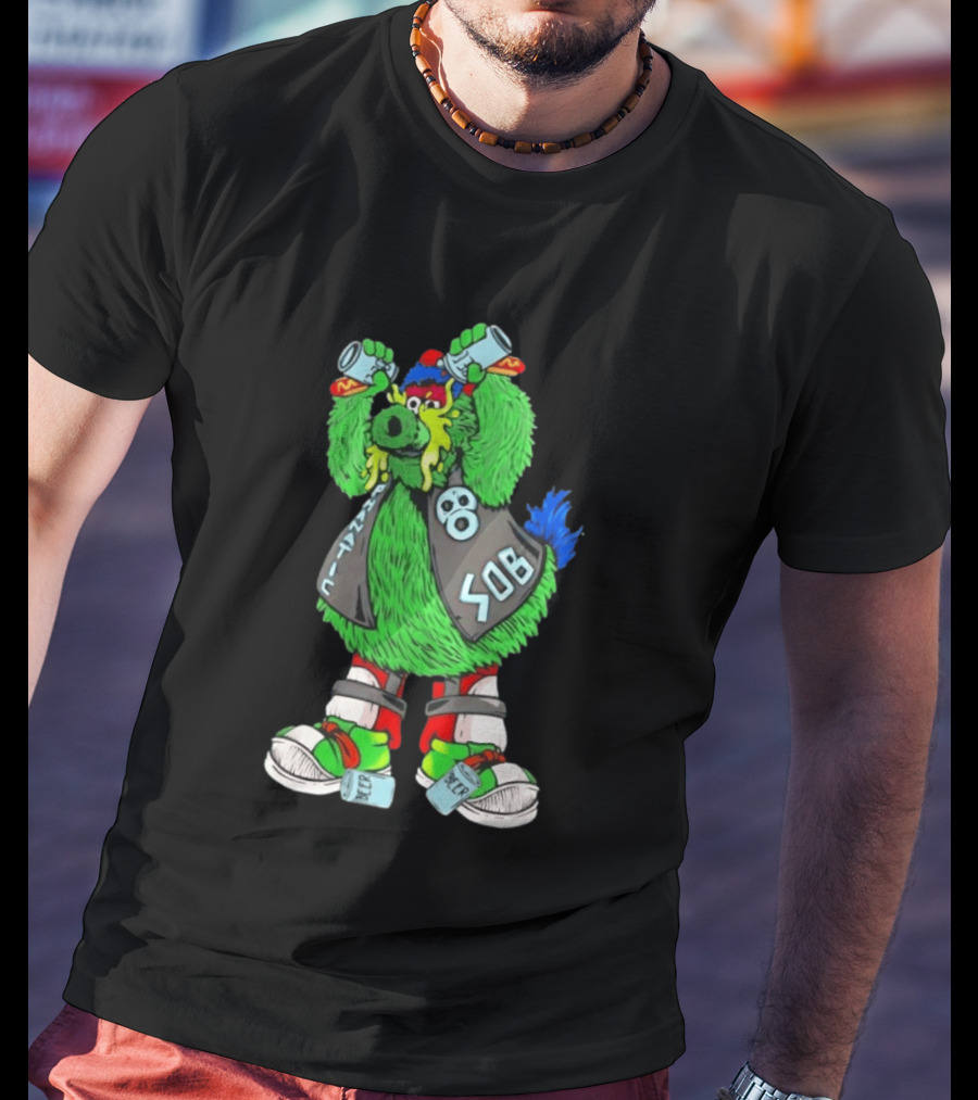Stone Cold Phanatic Philadelphia Phillies SOB Fanatic Beer Drinking 3:16 T-Shirt