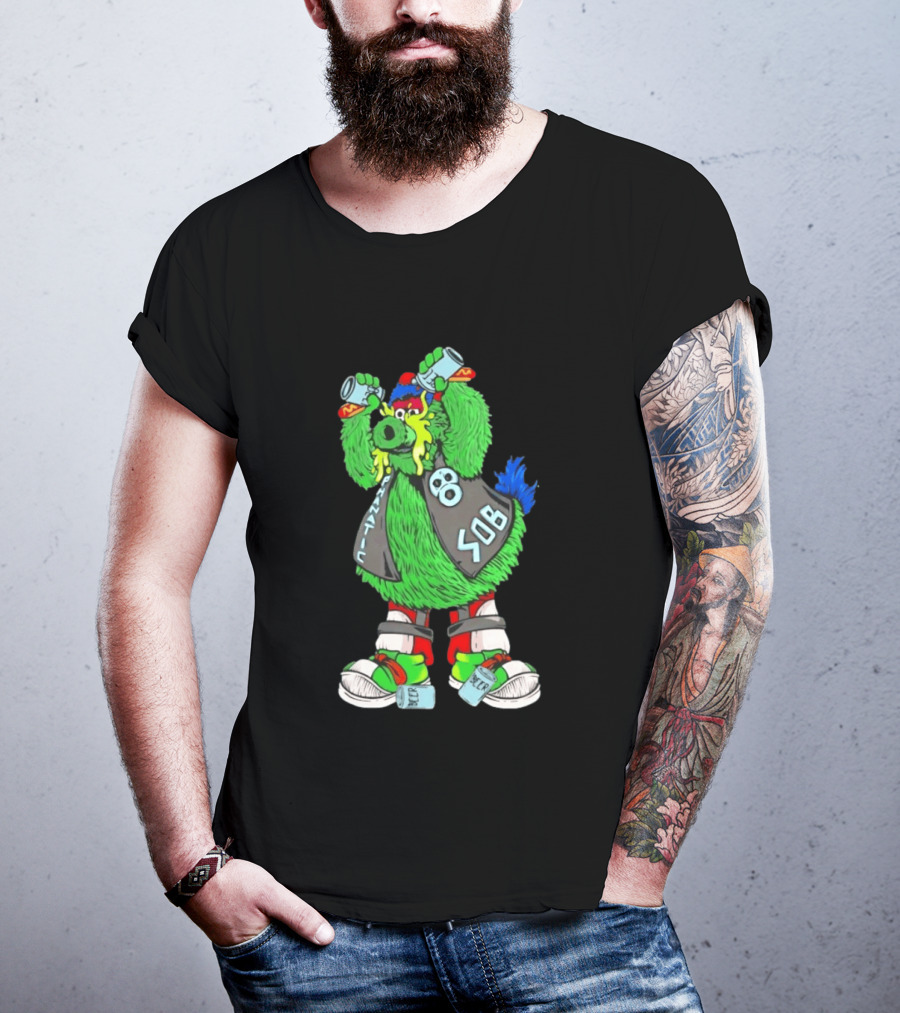 Stone Cold Phanatic Philadelphia Phillies SOB Fanatic Beer Drinking 3:16 T-Shirt