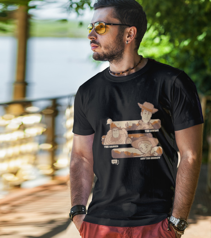 The Cowboy The Ranger And The Sheriff T-Shirt