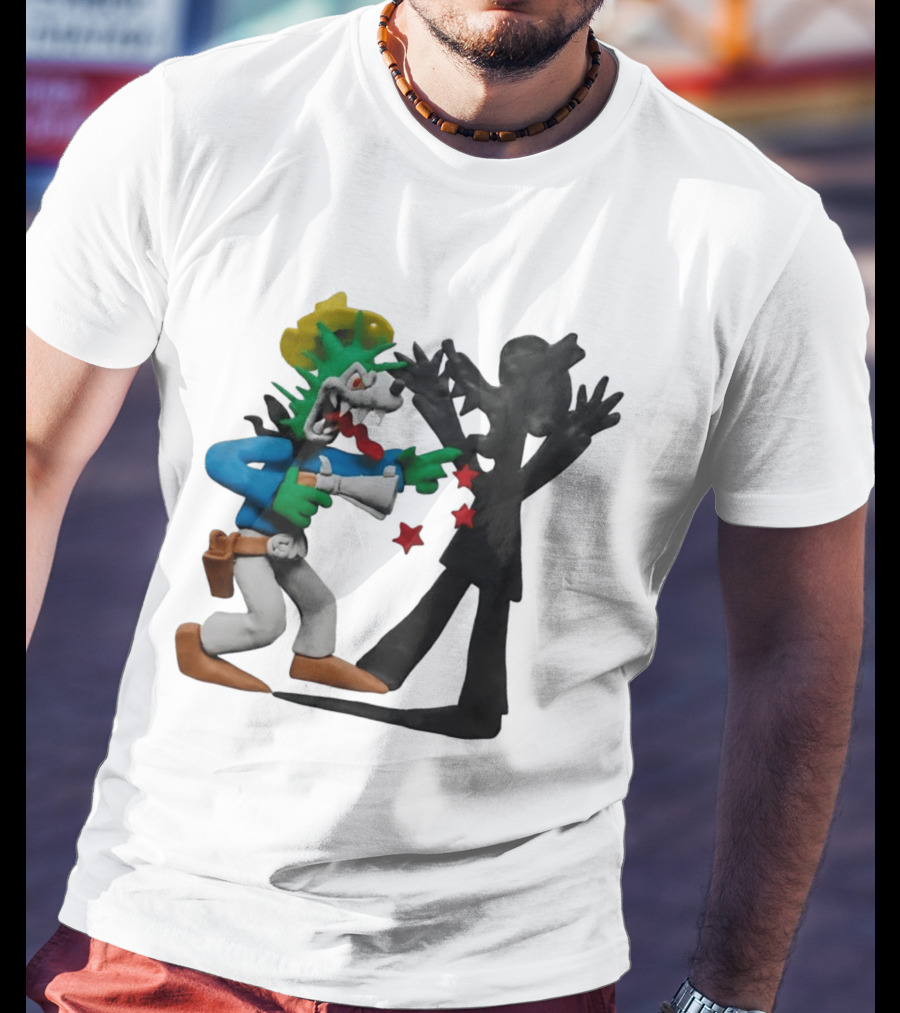 Wild Grrl MTV Celebrity Deathmatch Cartoon Style Claymation Scene T-Shirt