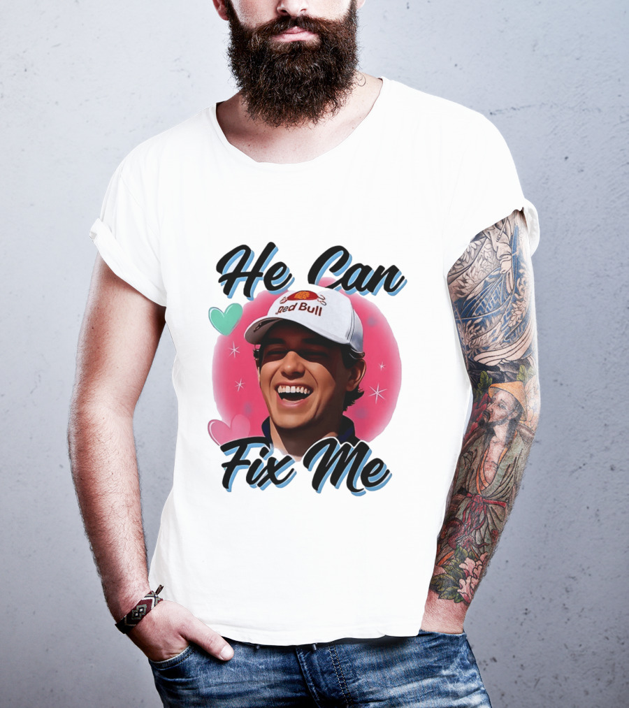 He Can Fix Me Jett Lawrence Red Bull Cap T-Shirt