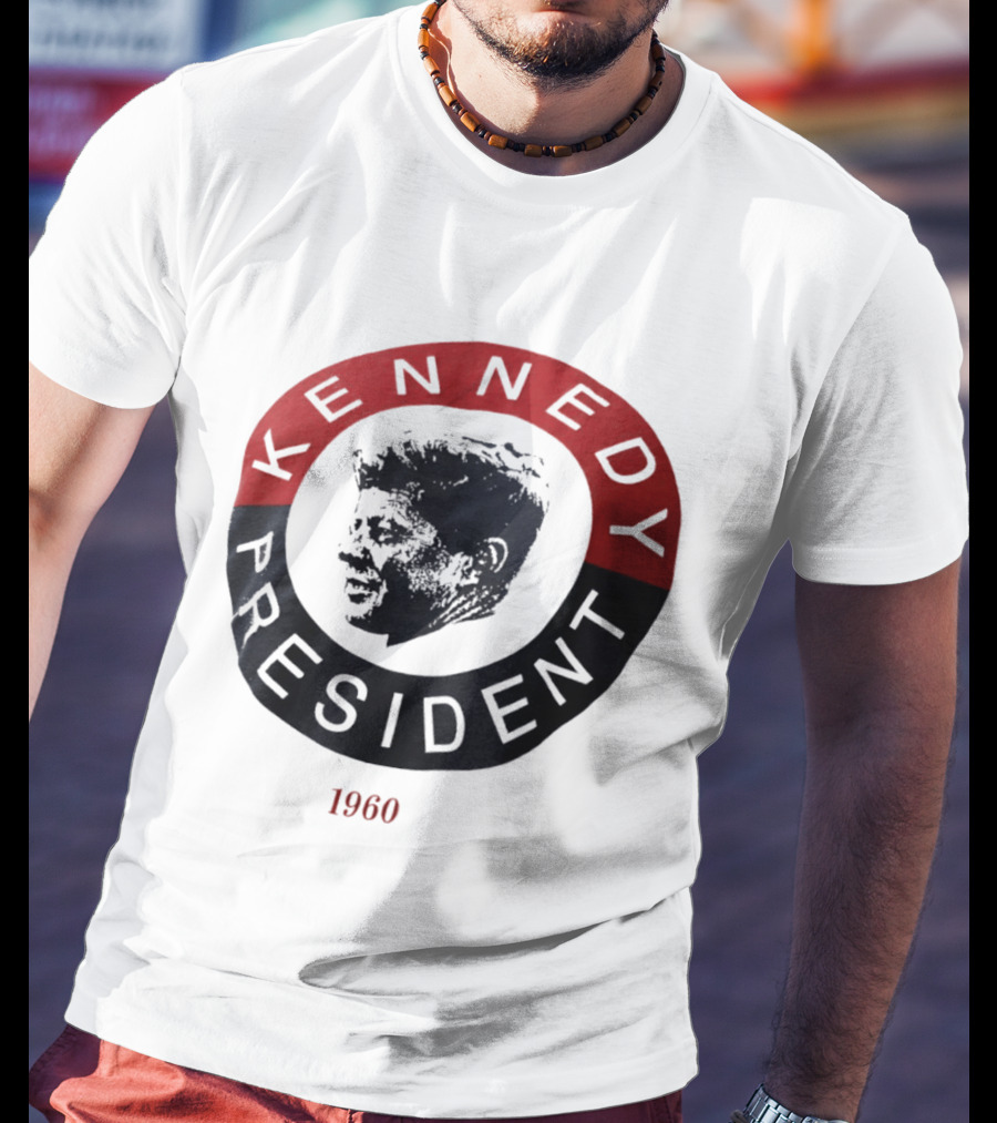 Kennedy President 1960 Vintage Campaign T-Shirt