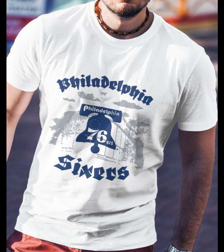 Philadelphia 76 Sixers Liberty Bell 76ers Basketball T-Shirt