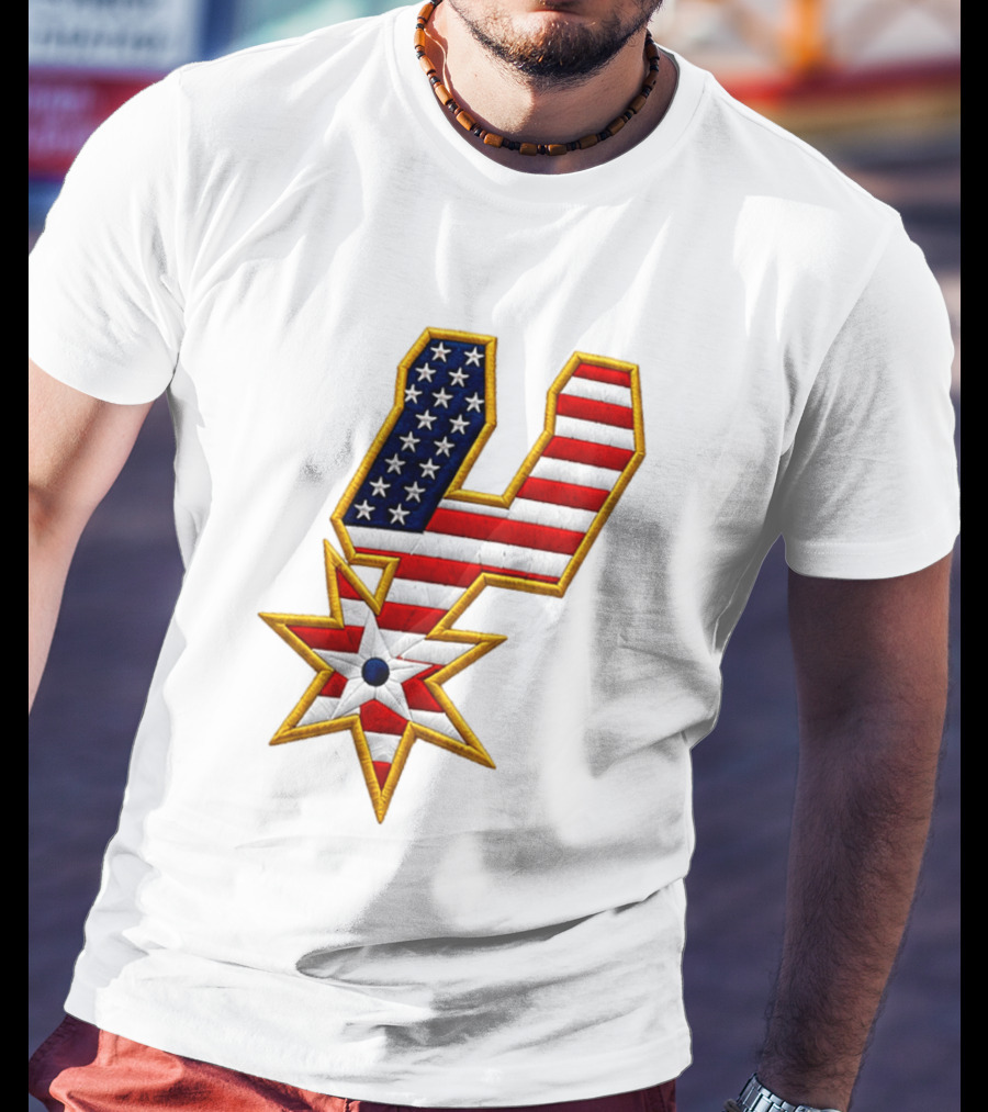 America 250th Anniversary Spurs Stars And Stripes T-Shirt