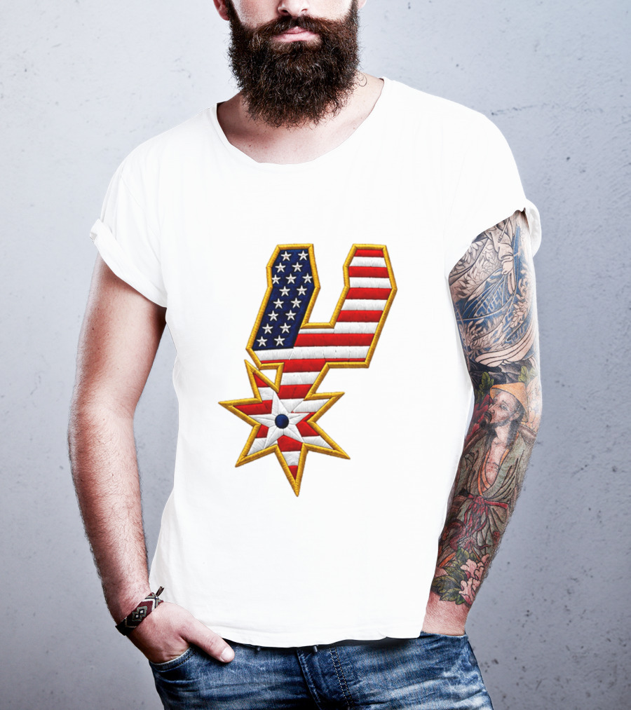 America 250th Anniversary Spurs Stars And Stripes T-Shirt