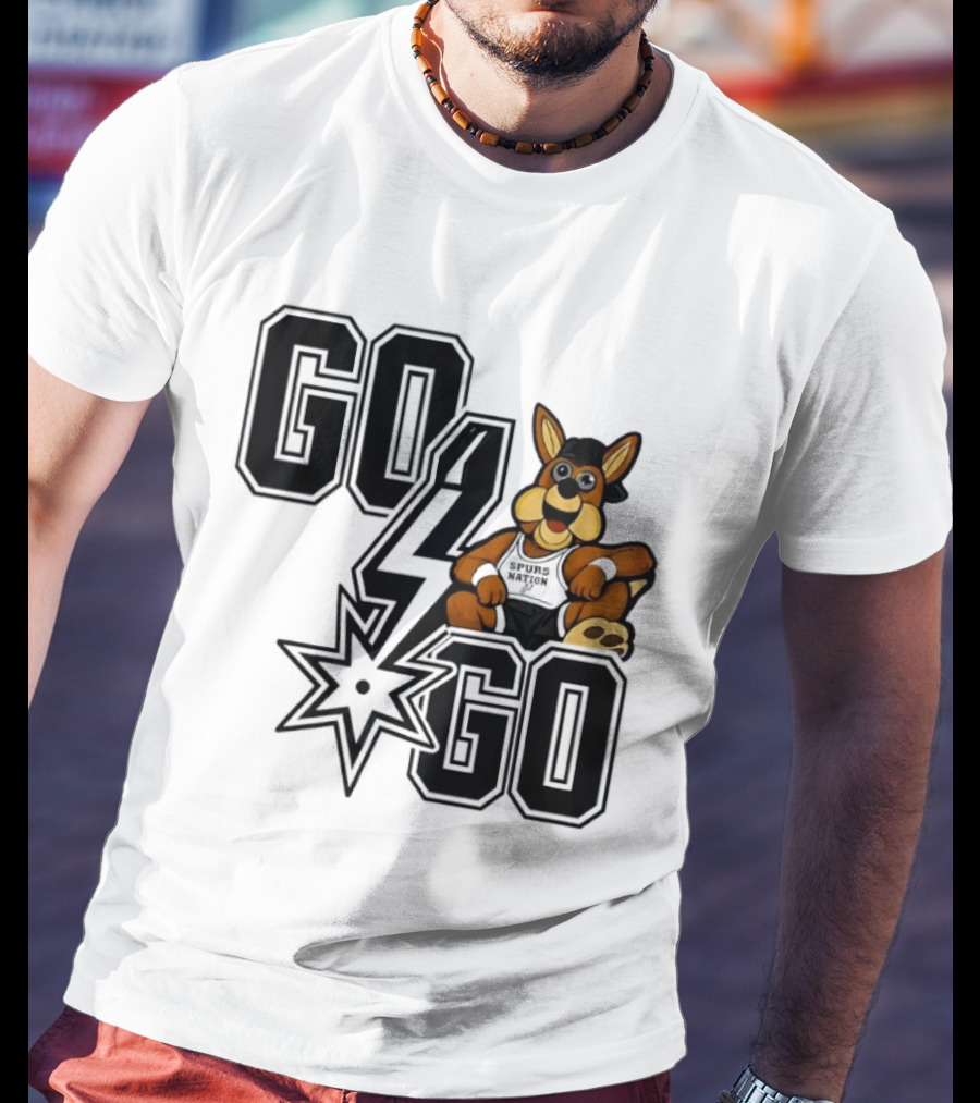 San Antonio Spurs NBA Go Go Spurs Nation Coyote T-Shirt