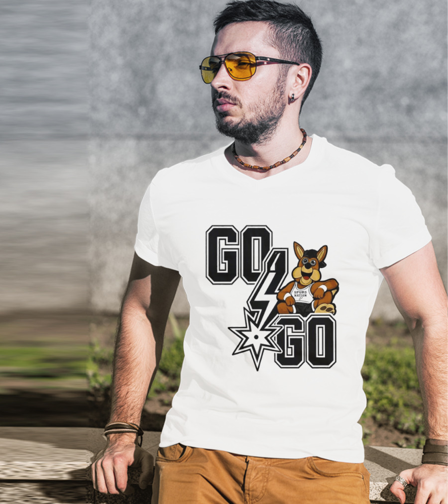 San Antonio Spurs NBA Go Go Spurs Nation Coyote T-Shirt