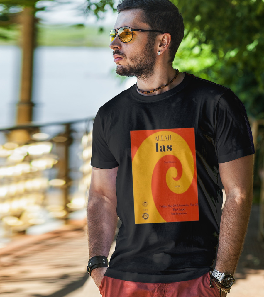 Allah Las Sam Blasucci The Chapel San Francisco May 29 30 2026 Tour West T-Shirt