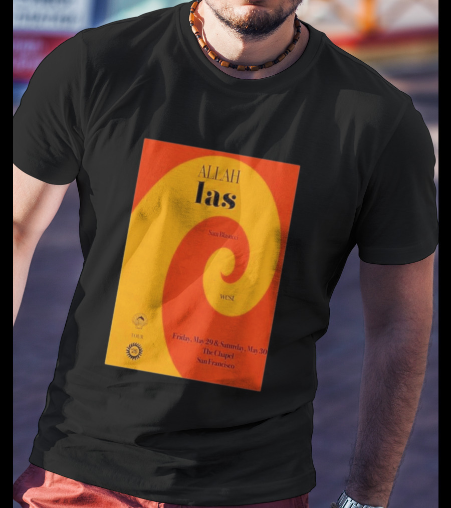 Allah Las Sam Blasucci The Chapel San Francisco May 29 30 2026 Tour West T-Shirt