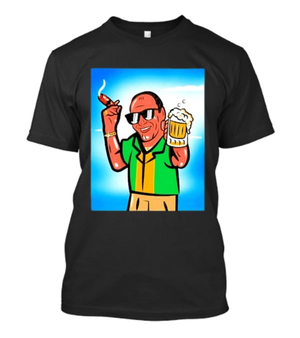 Boss Beer And Cigars Summer Vibes Retro Style Celebration T-Shirt