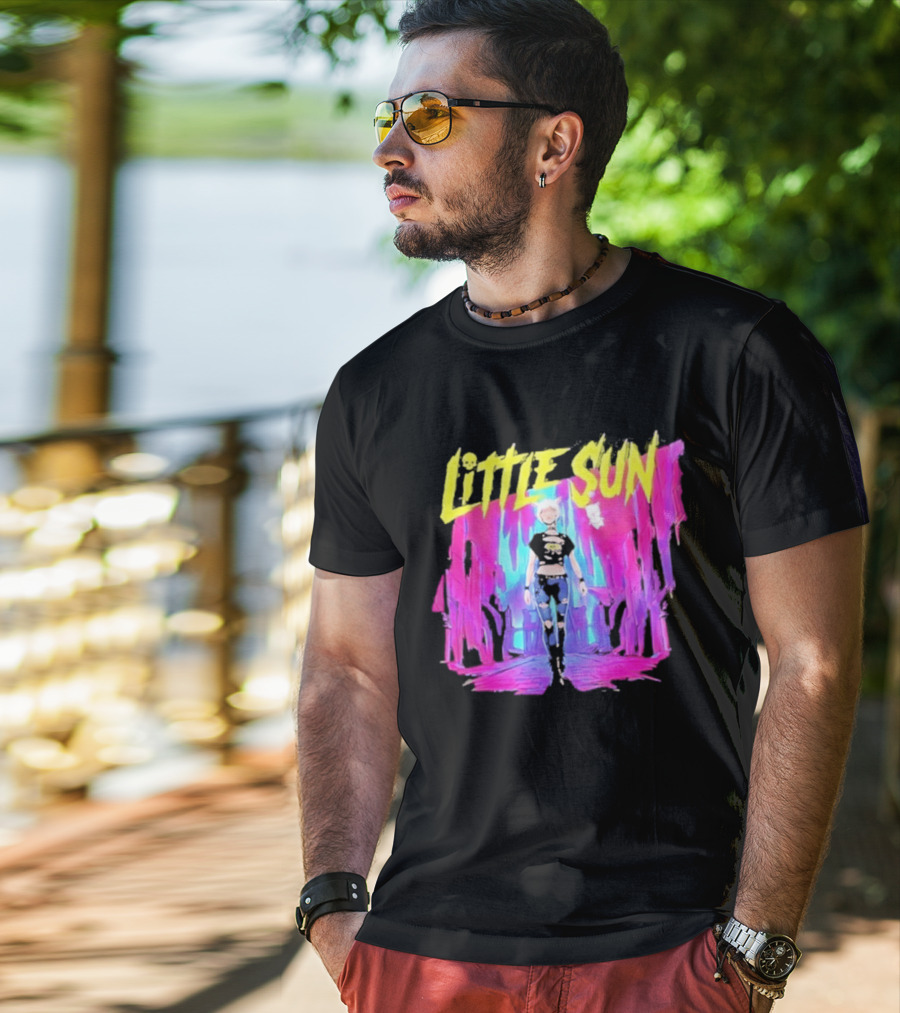 Cyberpunk 2077 Little Sun Neon Street T-Shirt